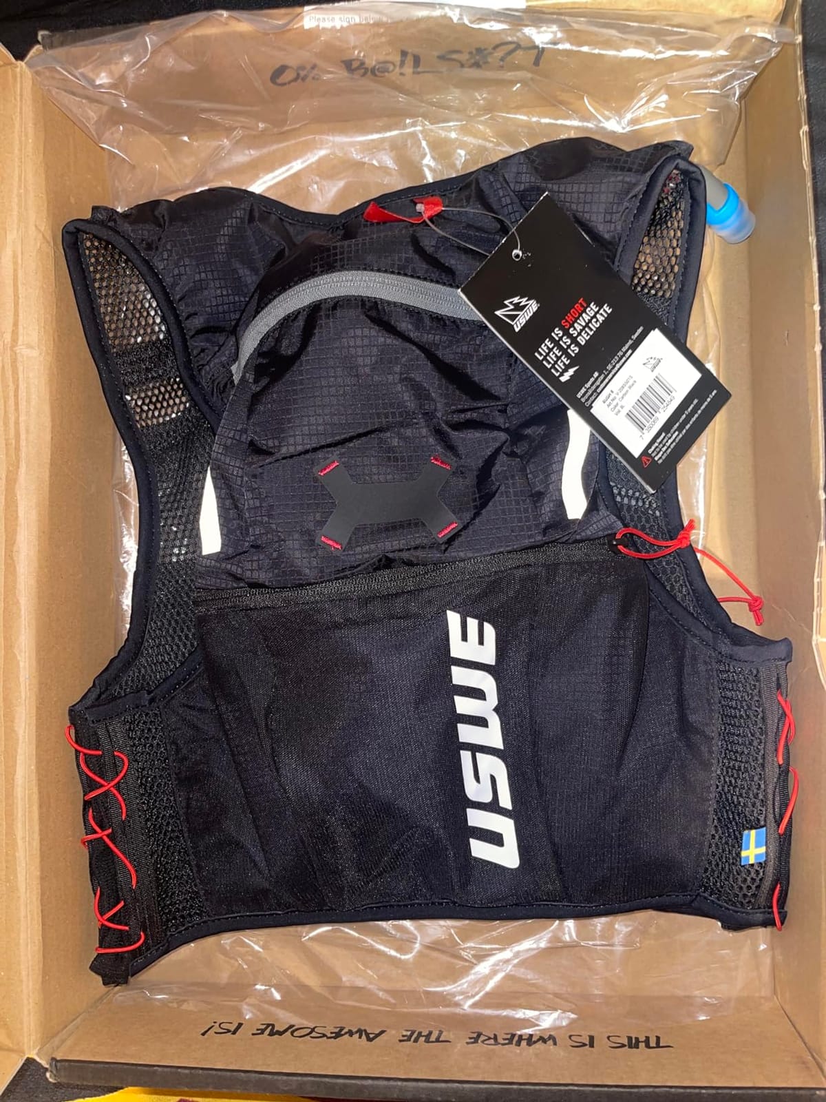 USWE Rush 8L Bike Hydration Vest, Adjustable Chest Straps Running Hydration Vest, 2.0L Hydration Bladder, Mountain Biking, Gravel & Cycling with Reflective Details, Men & Women customer photo 1