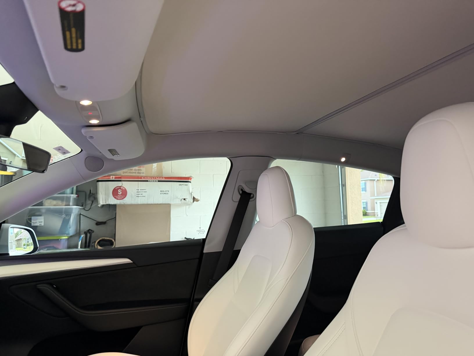 Wigoo for Tesla Model 3 Accessories Sunshade roof, Interior Gray customer photo 1
