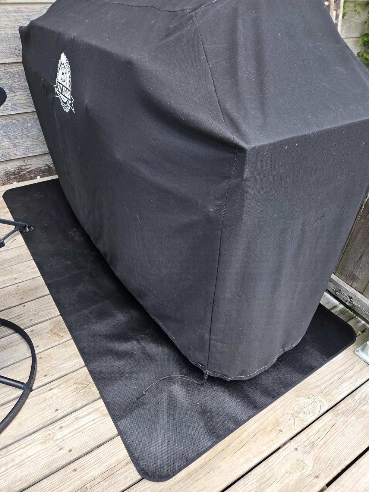 79x39 inches Large Under Grill Mats for Blackstone Outdoor Deck BBQ customer photo 2