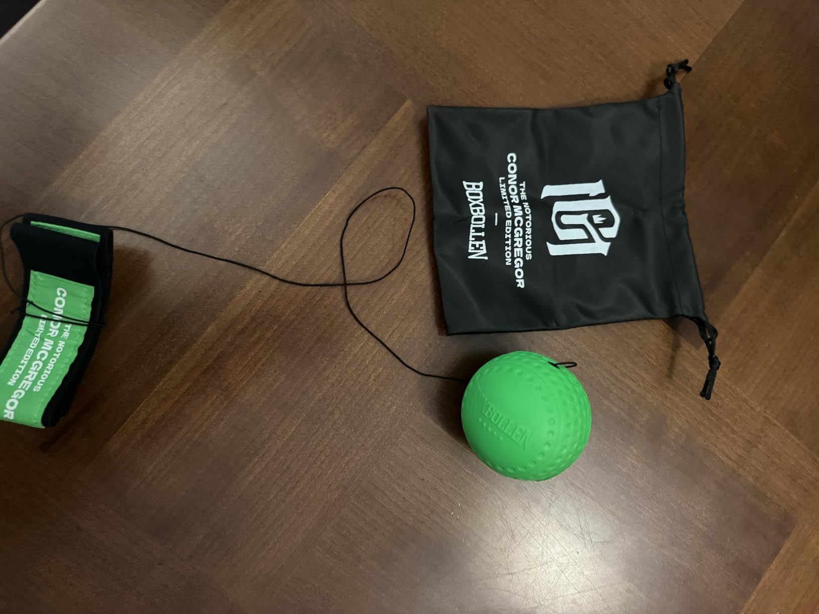 Boxbollen Boxing Reflex Ball - The Notorious Conor McGregor Limited Edition - App-Connected Punch Counter - Reaction Ball for Hand Eye Coordination Training customer photo 2