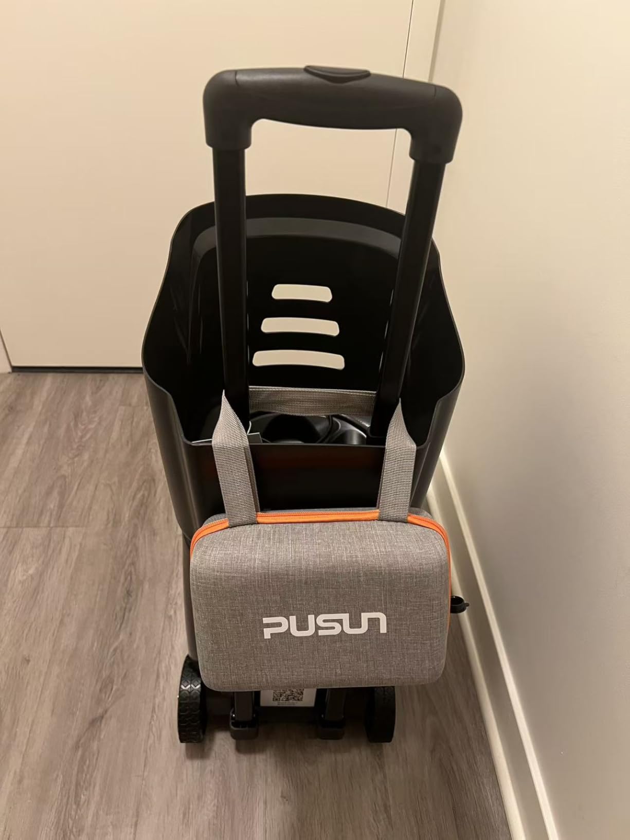 PUSUN｜PT-Smart Tennis Ball Machine: App Control with 12 Built-in Training Modes,6-Level Spin,28-Pt,75 MPH,32.6 lbs,100+ Ball,5H Battery, Portable, for Tennis/Padel,Training, Practice,Beginners to Pros customer photo 1