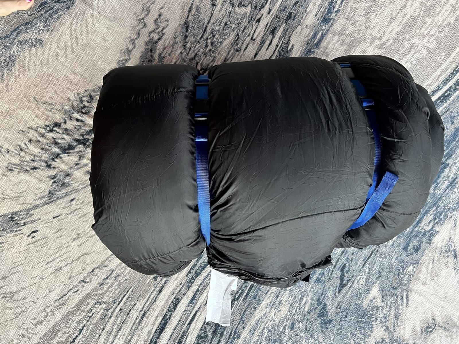 MEREZA Flannel Double Sleeping Bag for Adults Cold Weather, XL Queen Size Sleeping Bag for All Season 2 Person Big and Tall Sleeping Bags for Camping 0 Degree with Pillow customer photo 2