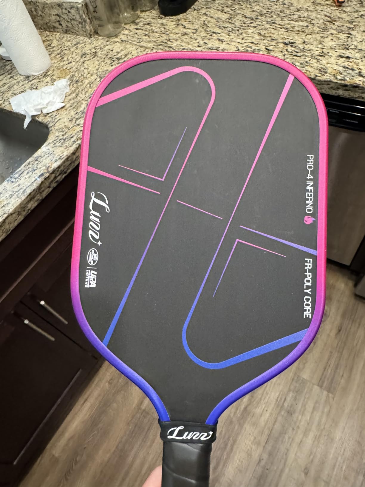 Luzz Pickleball Paddle Cannon Thermoformed T700 Carbon Fiber Honeycomb Core customer photo 2