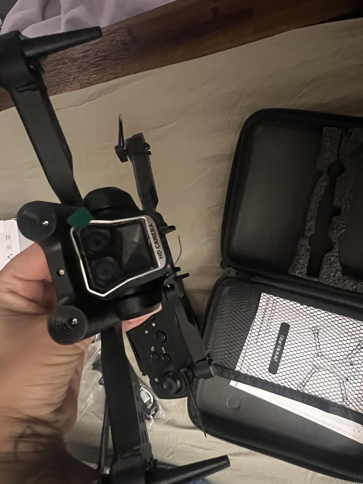 Drone with Camera 1080P HD, Mini Drone for Beginners Kids Adults, RC Quadcopter with 2 Batteries, Carrying Case, Stable Hover, Trajectory Flight, Gravity Control, One Key Take Off/Land, Toys Gifts for Teen Boys Girls, Black customer photo 1