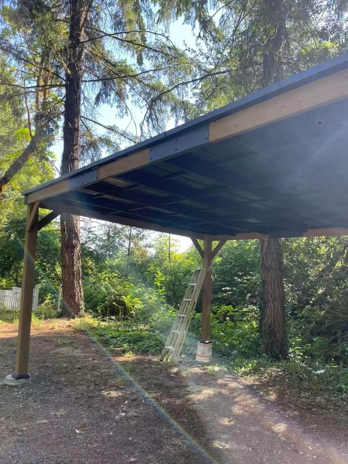 Modern Shade Wood Grill Gazebo 12' x 16' with Sloped Galvanized Steel Roof customer photo 1