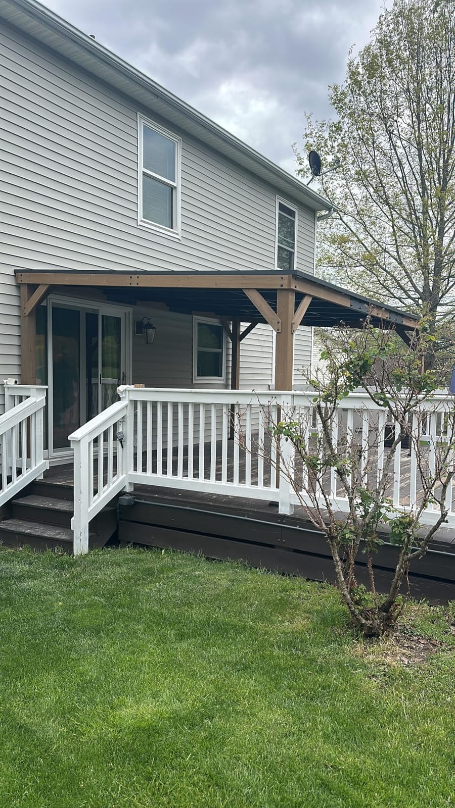 Modern Shade Wood Grill Gazebo 12' x 16' with Sloped Galvanized Steel Roof customer photo 2