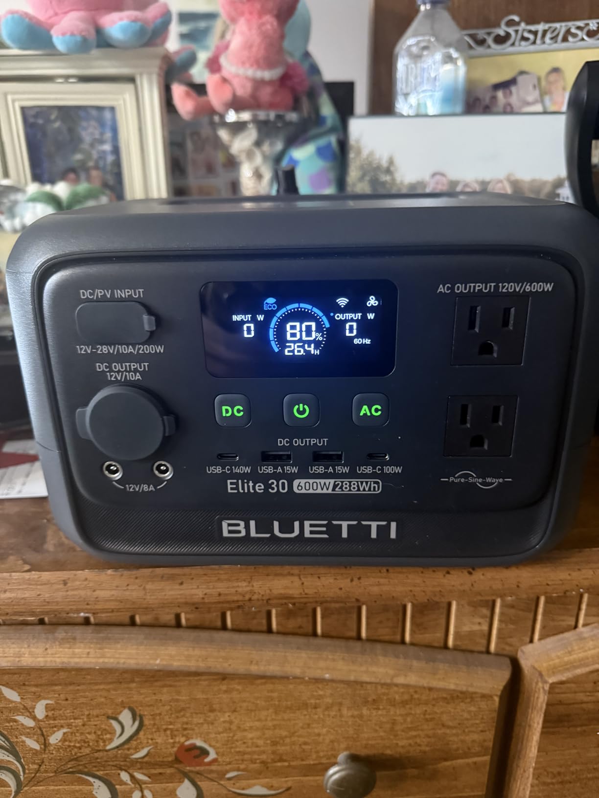 BLUETTI Elite 30 V2 Portable Power Station 288Wh 600W LFP Solar Generator customer photo 2