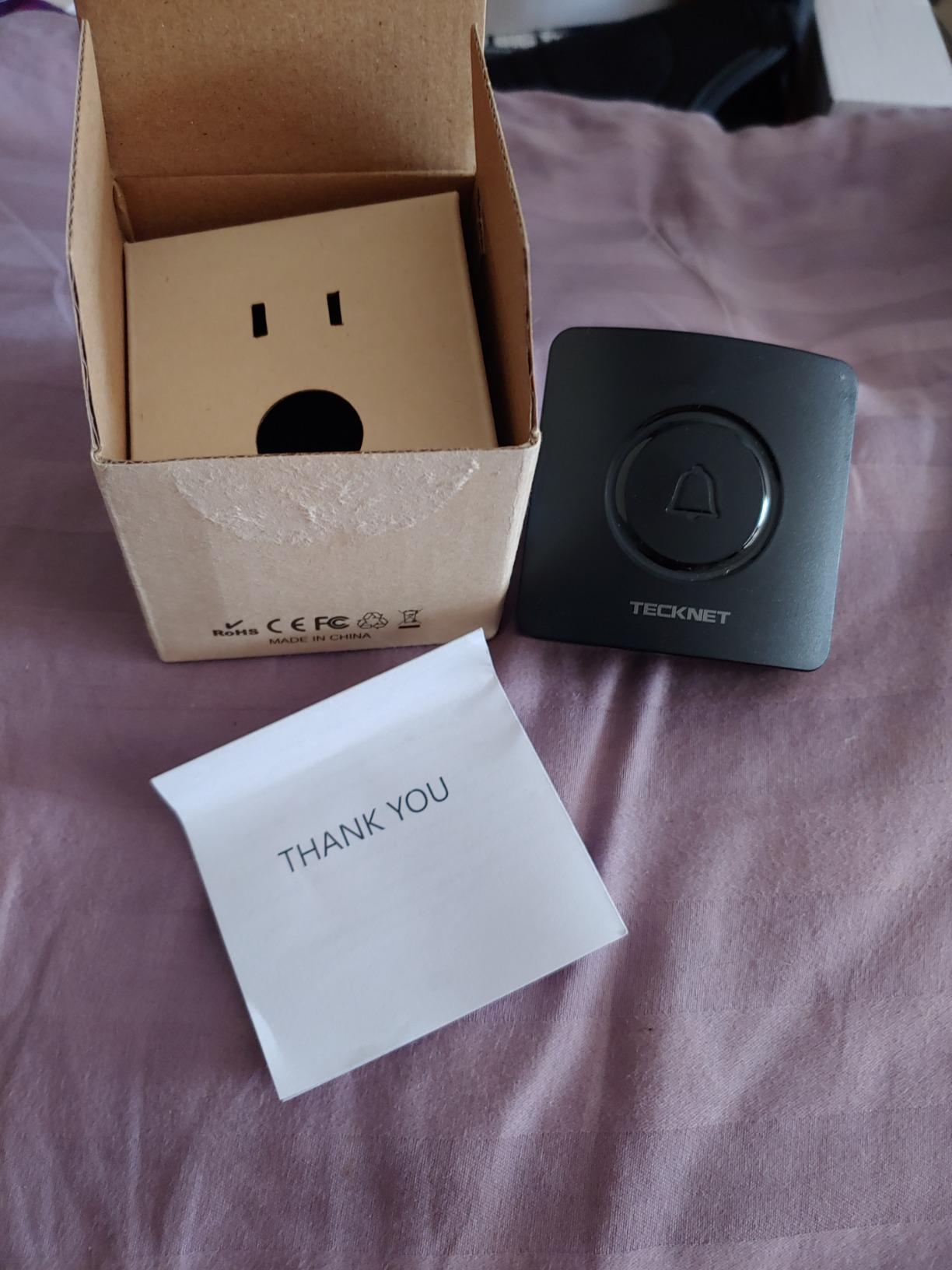 TECKNET Non-APP Solar RGB Wireless Driveway Alarm customer photo 1