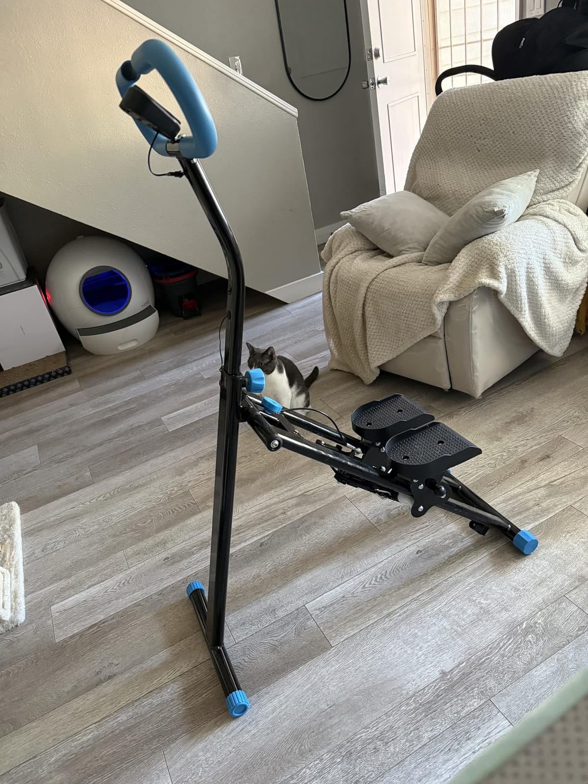 Stair Stepper for Home, Vertical Climber Workout Machine with Handlebar customer photo 2