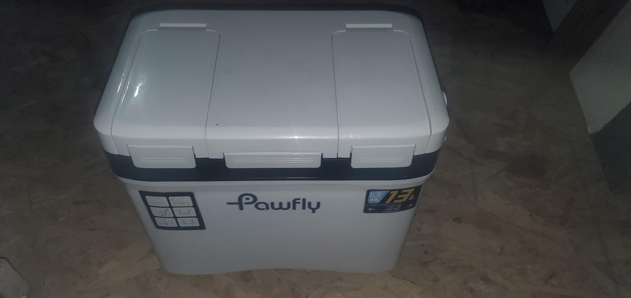 Pawfly 13-19 QT Live Bait Cooler, Leak-Proof Fishing Cooler with Rechargeable Aerator, Portable Fish Livewell for Boat, Insulated Minnow Bucket for Shrimp & Live Fish, Hard Cooler Box for Fishing customer photo 2