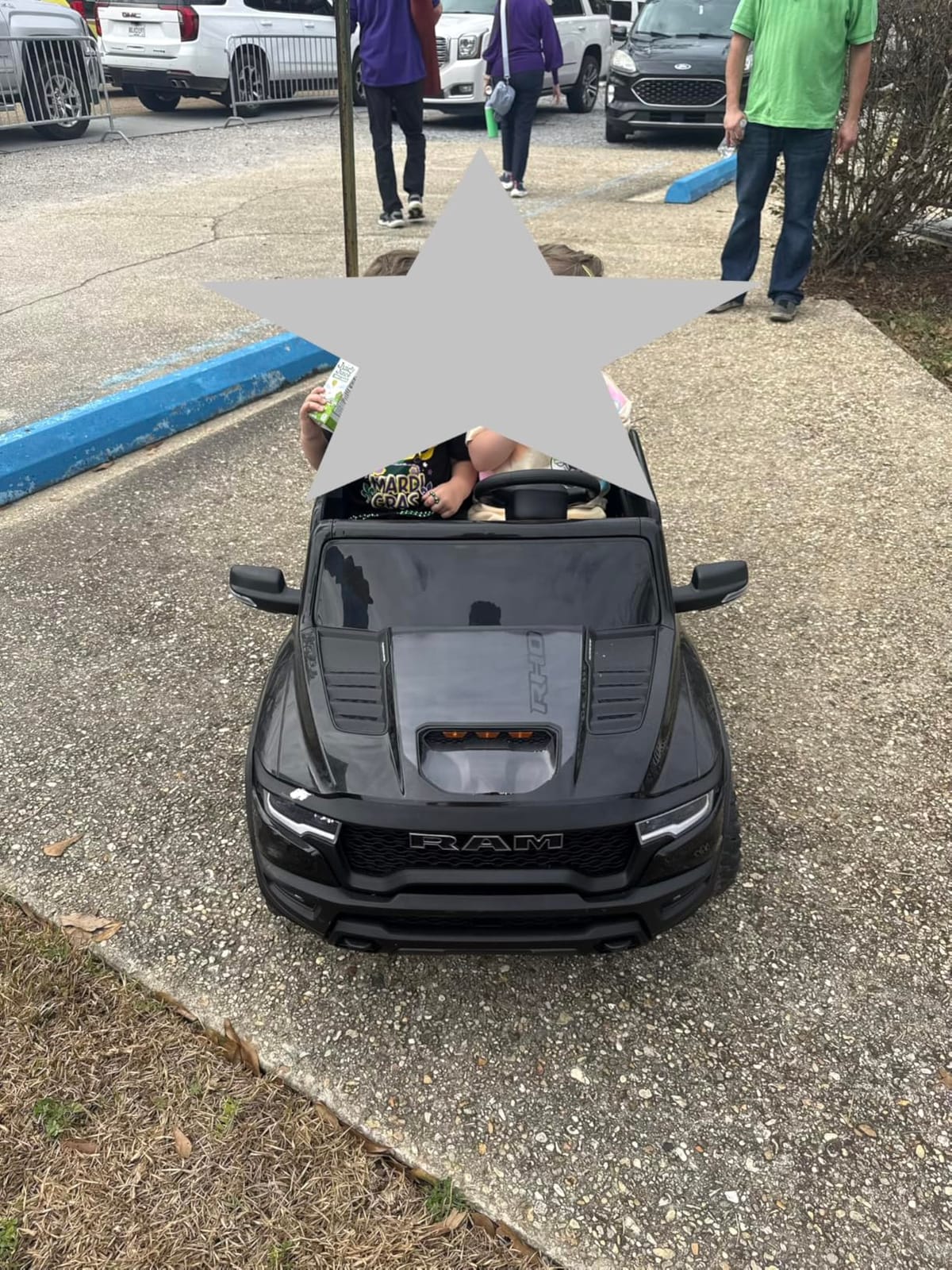 First Ride On 24V Ride on Toys for Big Kids, Licensed RAM 1500 RHO Electric Car for Kids w/Remote Control, Ride on Truck w/Bluetooth, LED Lights, Truck Bed Storage, Gear Shifter & Soft Start customer photo 1