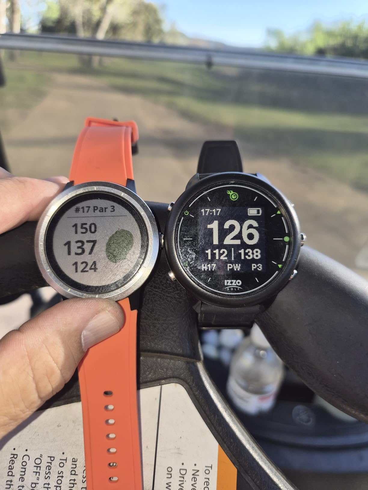 Izzo Golf Swami Golf GPS Watch with Personalized Club Suggestions customer photo 1