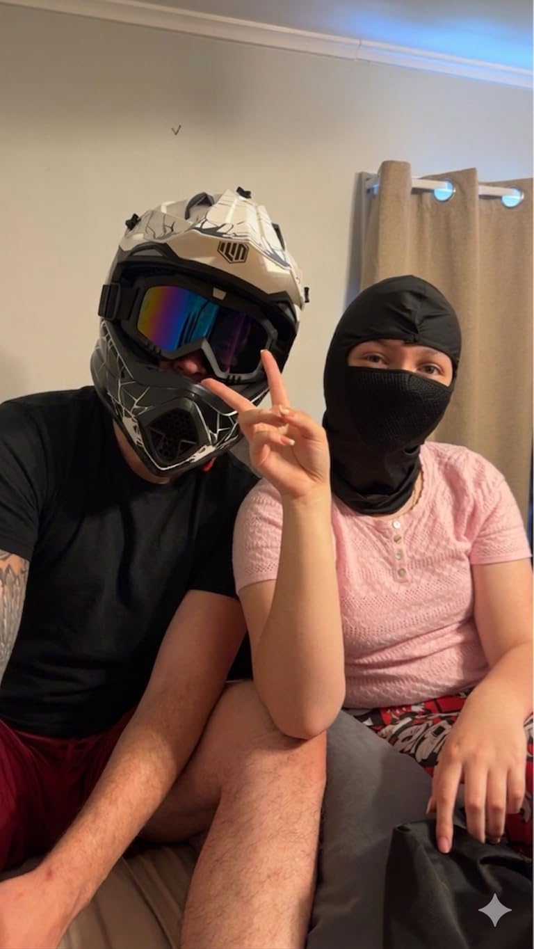 ILM Adult Dirt Bike Helmet DOT Approved, Full Face Motocross ATV Set WS901 customer photo 1