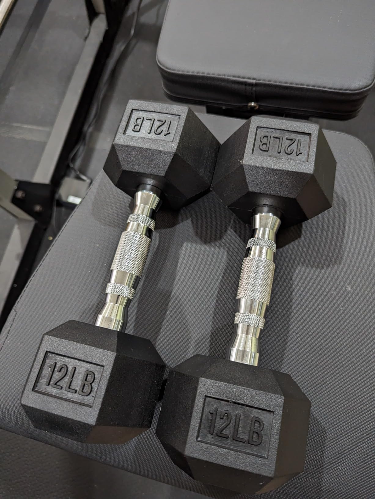 HANDBODE Hex Dumbbell Set with A-Frame Rack, 150–600 lb customer photo 1