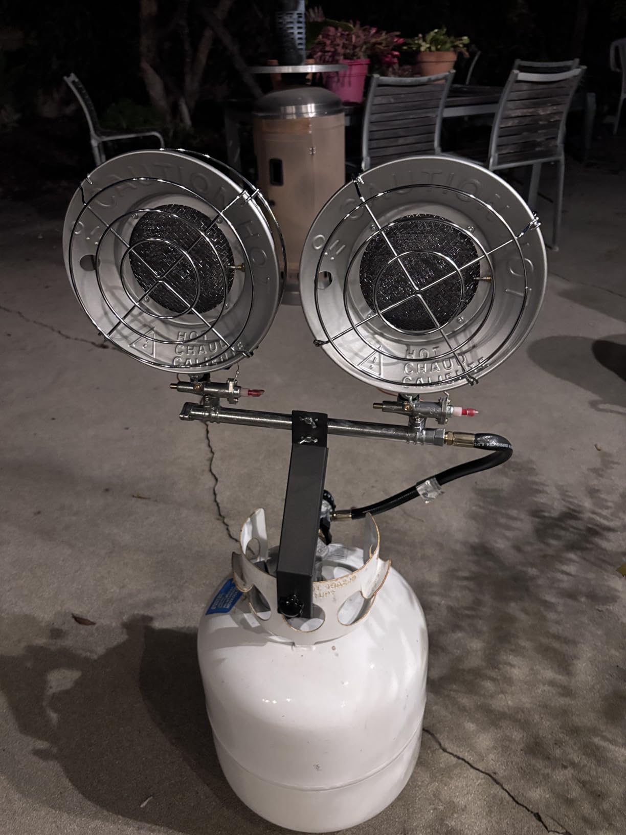 SISUPASSIE 30000BTU Propane Heater, Portable Propane Heater for Outdoor Use with 3 Adjustable Modes and Safety Shut-off Valve for Patio, Camping, Fishing, Garage customer photo 2
