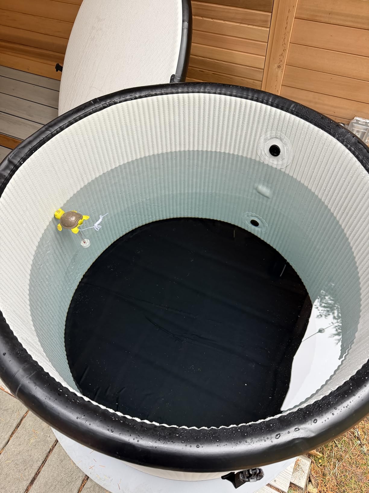 Inflatable Cold Plunge Tub with 1/2 HP Cold Mode Chiller, Ice Bath Tub customer photo 2