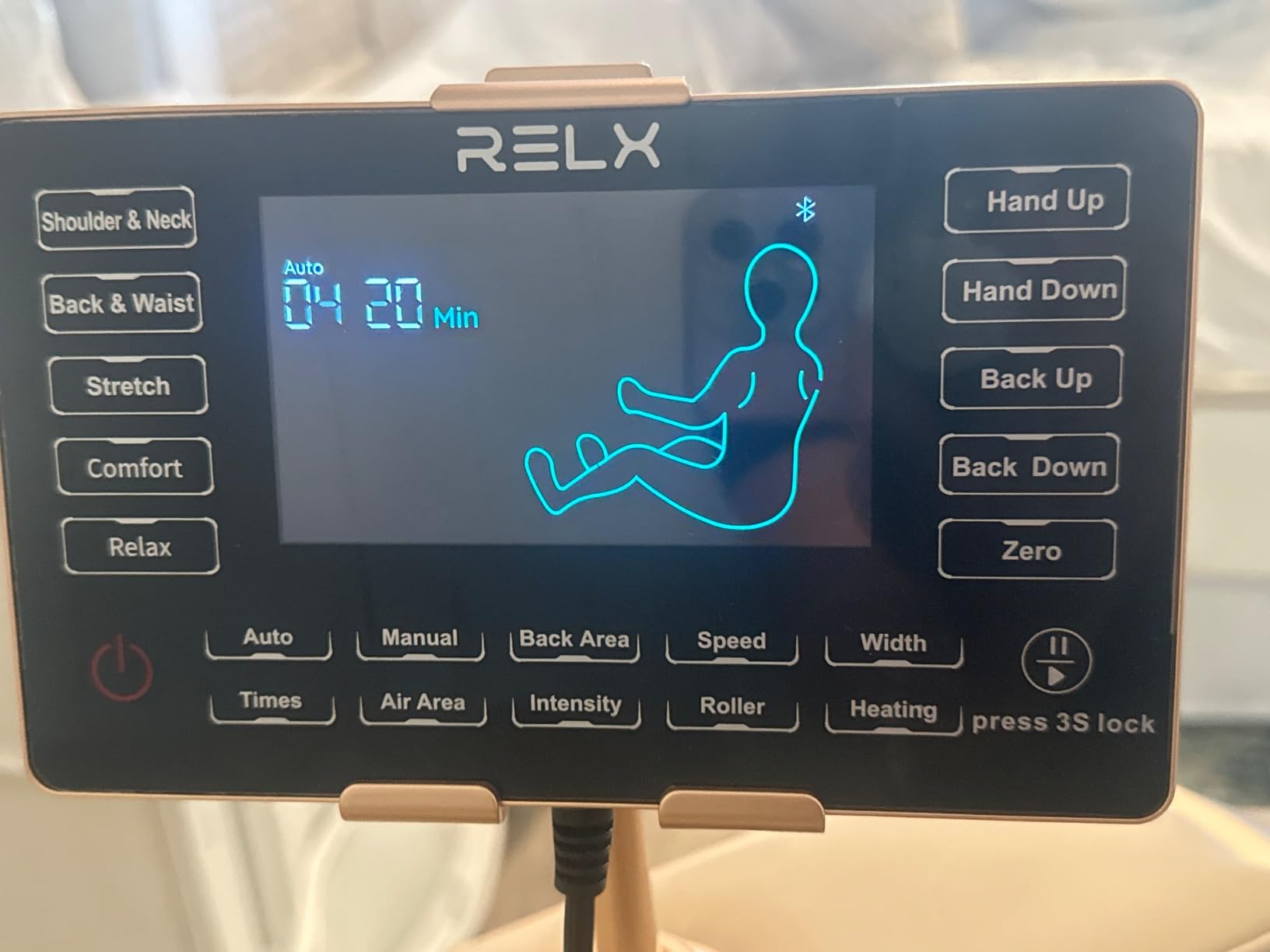 RELX Massage Chair Full Body with Body Scan, Zero Gravity, SL-Track, Black customer photo 1