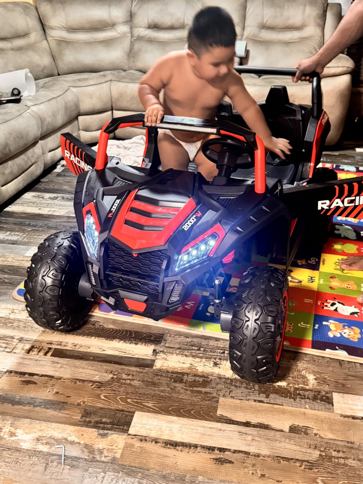 4WD UTV 24V Ride On Toys for Big Kids Ride On 2 Seater Ride On Toys Kids customer photo 1
