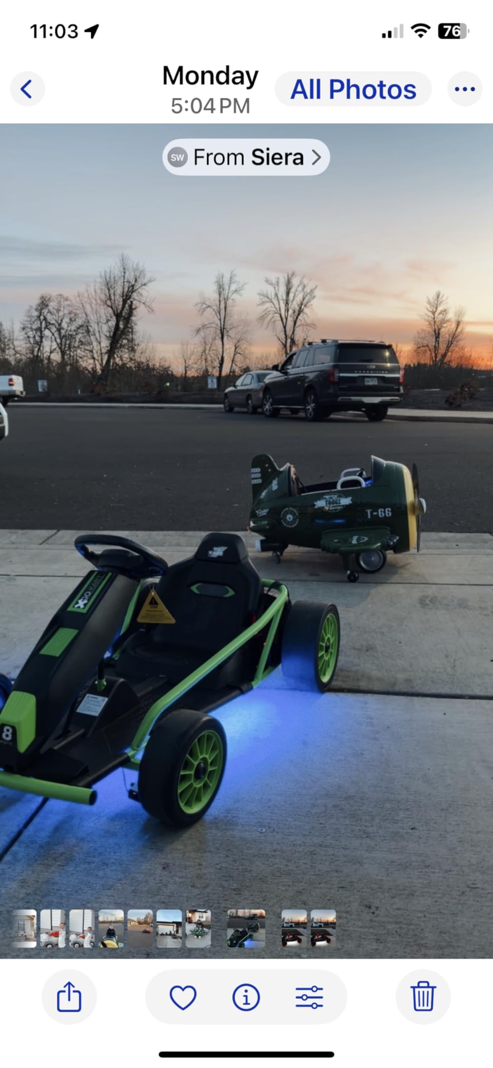 24V Go Kart for Kids 8-15 Years,300W*2 Motors,9Ah Battery 8.1MPH Fast Speed customer photo 1