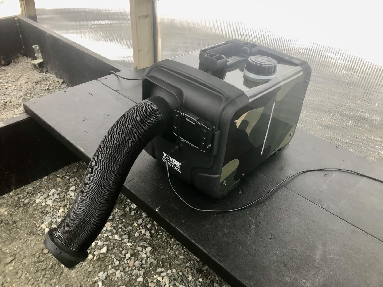 VEVOR Diesel Heater 8KW, DC 12V/24V, All in One Portable Diesel Air Heater with Bluetooth APP Control, Remote Control and LCD Screen, 1.9 Gal Fuel Tank for Trucks, Vans, RVs, Campers, and Garages customer photo 1