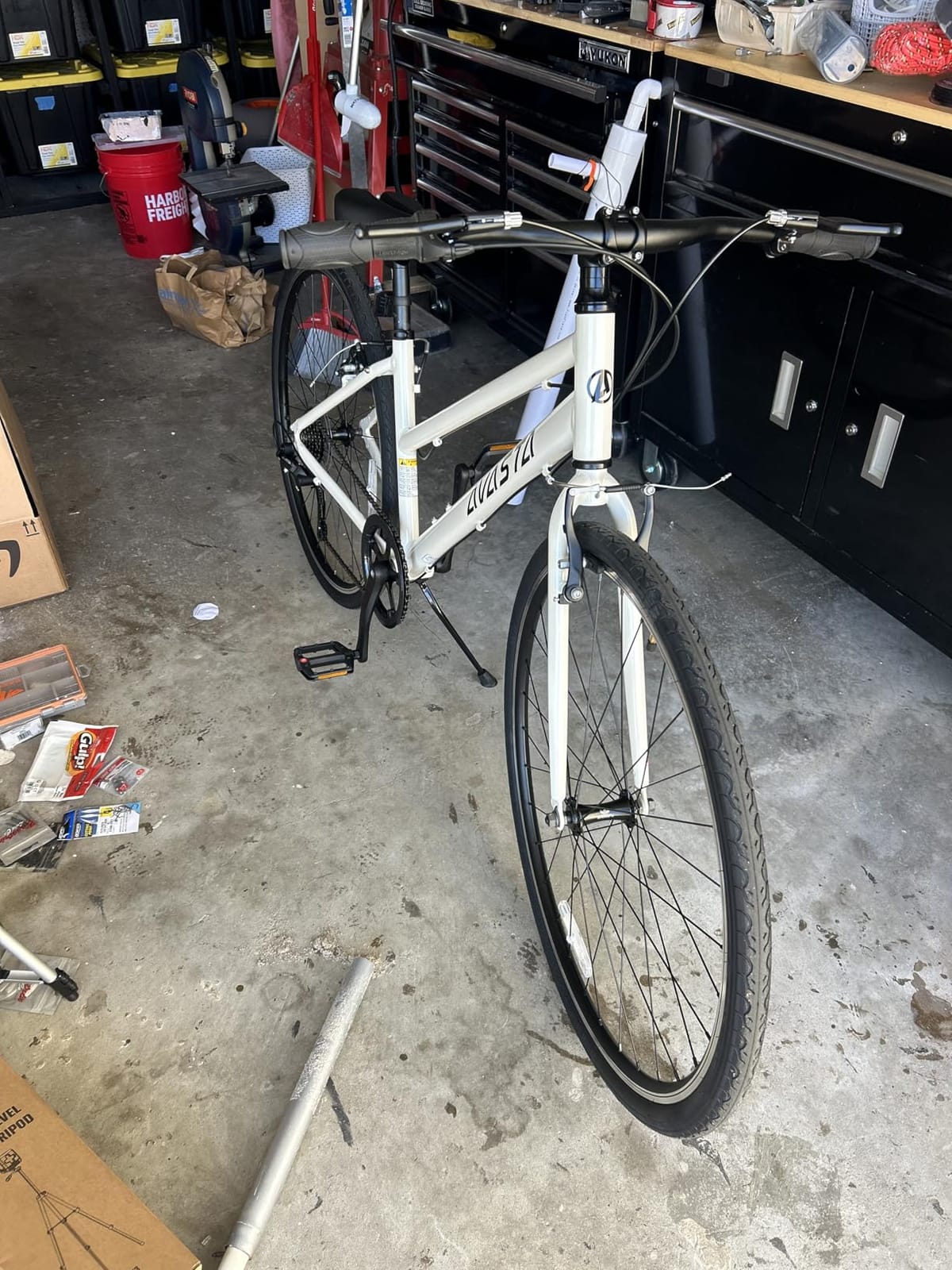 AVASTA Populus 700C Road Bike for Women with Kickstand, 15 17 Inch Lightweight Step Through Aluminum Alloy Frame, 7-Speed Drivetrain, Multiple Colors customer photo 2