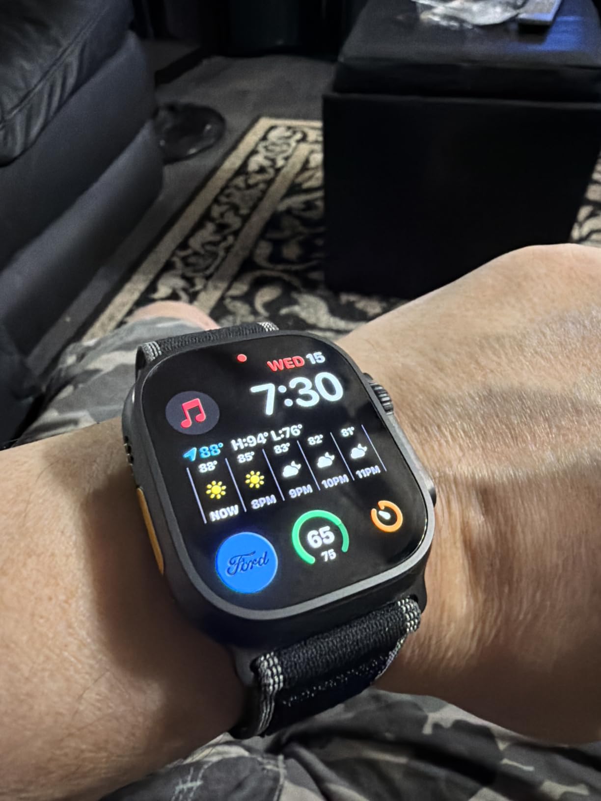 Apple Watch Ultra 3 [GPS + Cellular 49mm] Running & Multisport Smartwatch w/Rugged Titanium Case w/Black Titanium Milanese Loop - L. Satellite Communications, Advanced Health & Fitness Tracking customer photo 1