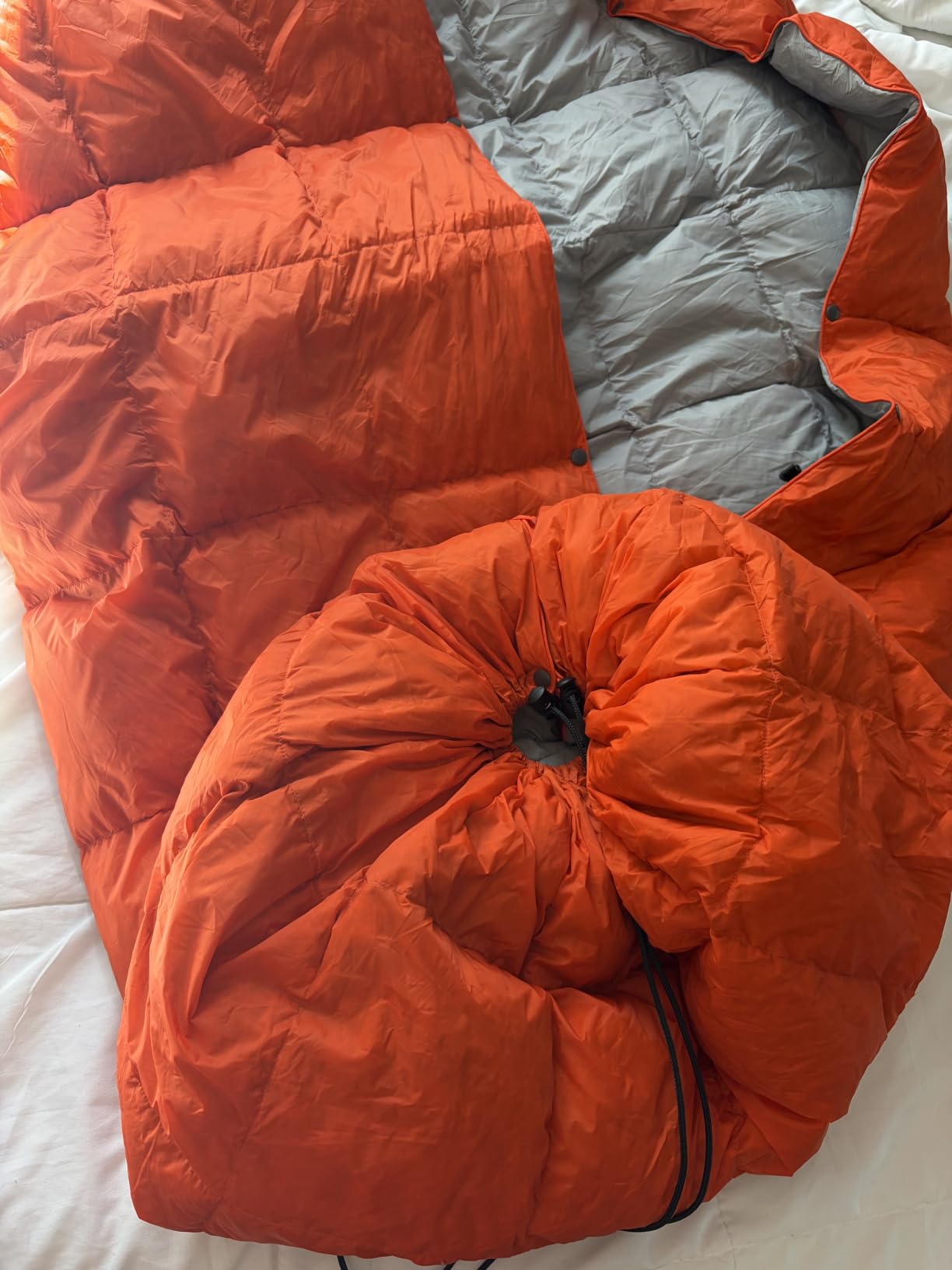 Down Camping Blanket - Lightweight, Packable, Warm & Puffy Outdoor Travel Quilt for Sleep, Hiking, Backpacking, Stadium, Festivals, Water-Resistant Sleeping Bag 55