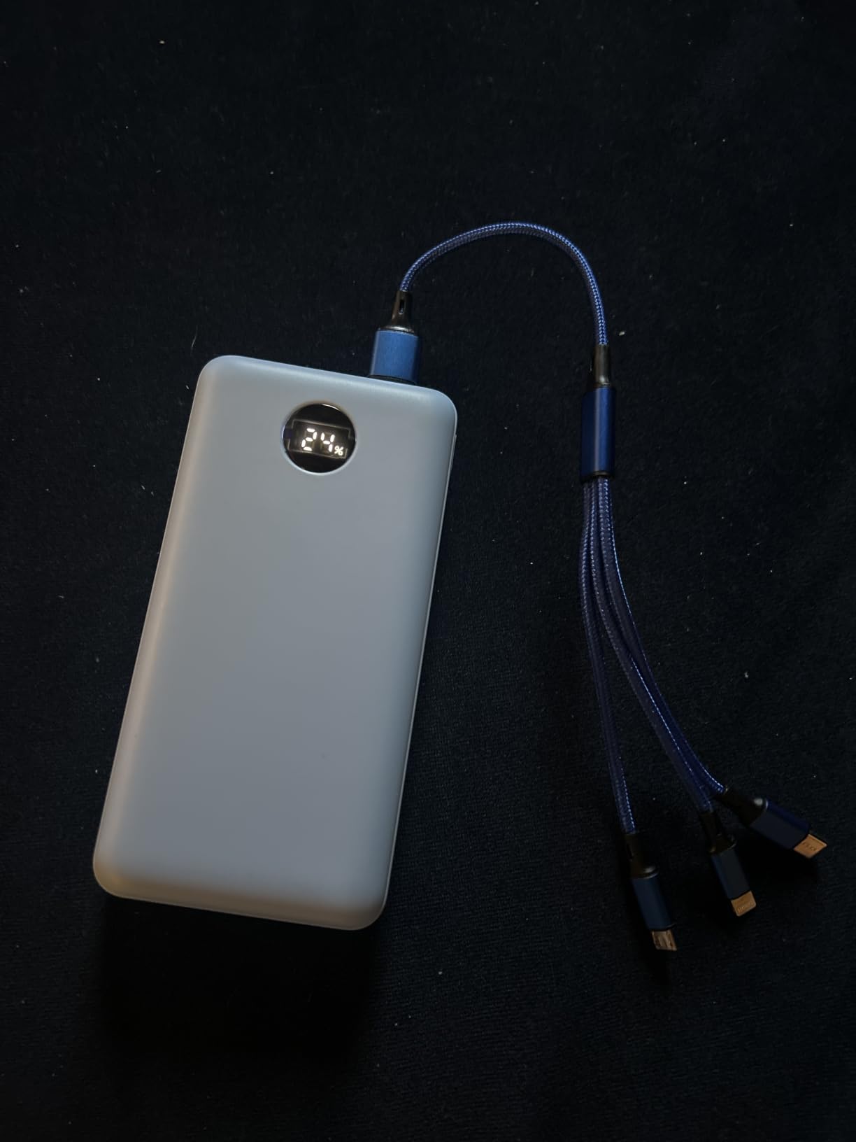ZZI Portable Charger Power Bank 60000mAh, 22.5W PD Fast-Charge Battery Pack | Charge 5 Devices, 3-Ports & 3 in 1 Cable, 60% in 30min, 10 times for iPhone, Fit All Cell Phone/Tablets,Camping/Travel/Outage customer photo 2