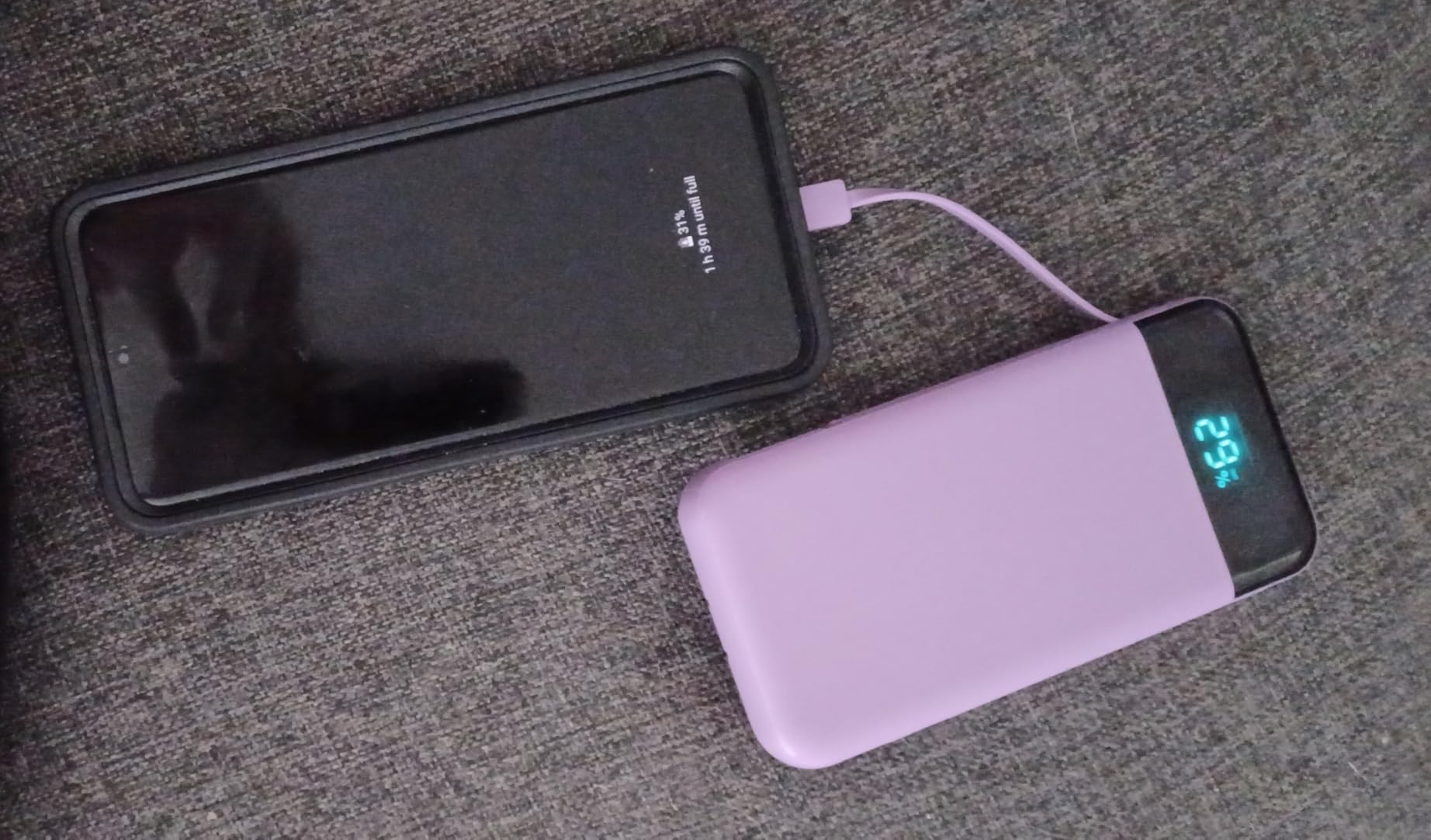 Portable Charger Power Bank 50800mAh,25W USB C Fast Charging Battery Pack with 3 Built in Cables & LED Display,6 Output 2 Input Travel Essentials Phone Charger for iPhone 17/16/15,Galaxy,Android etc customer photo 2