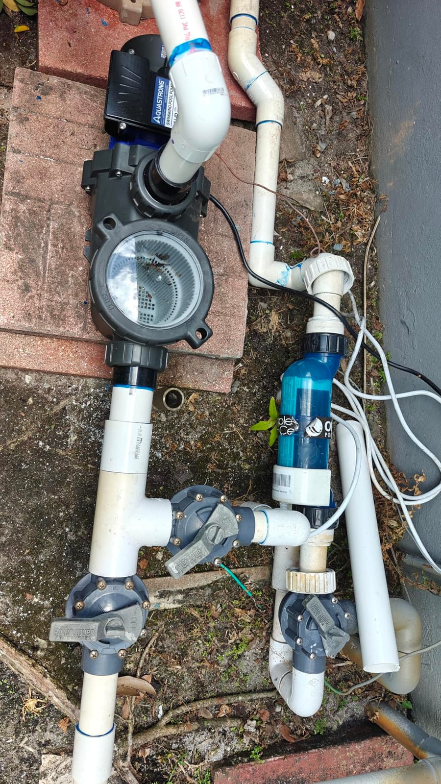 Aquastrong 1.5HP In/Above Ground Pool Pump, Dual Speed with Timer, 115V, 4795GPH, High Flow Self Primming Swimming Pool Pump,Black customer photo 2
