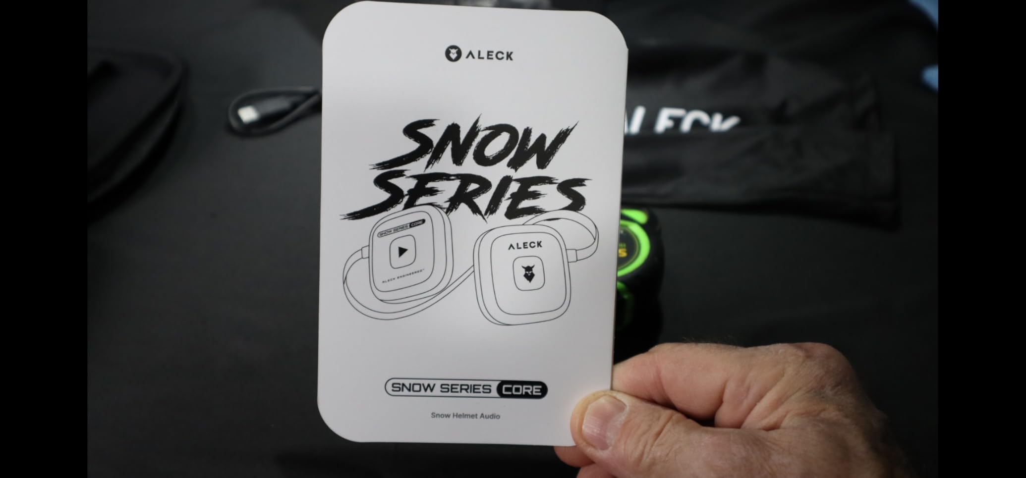 ALECK Snow Series Core Wireless Bluetooth Speakers for Audio-Ready Ski & Snowboard Helmets, Glove Friendly Controls, Hands-Free Mic customer photo 1