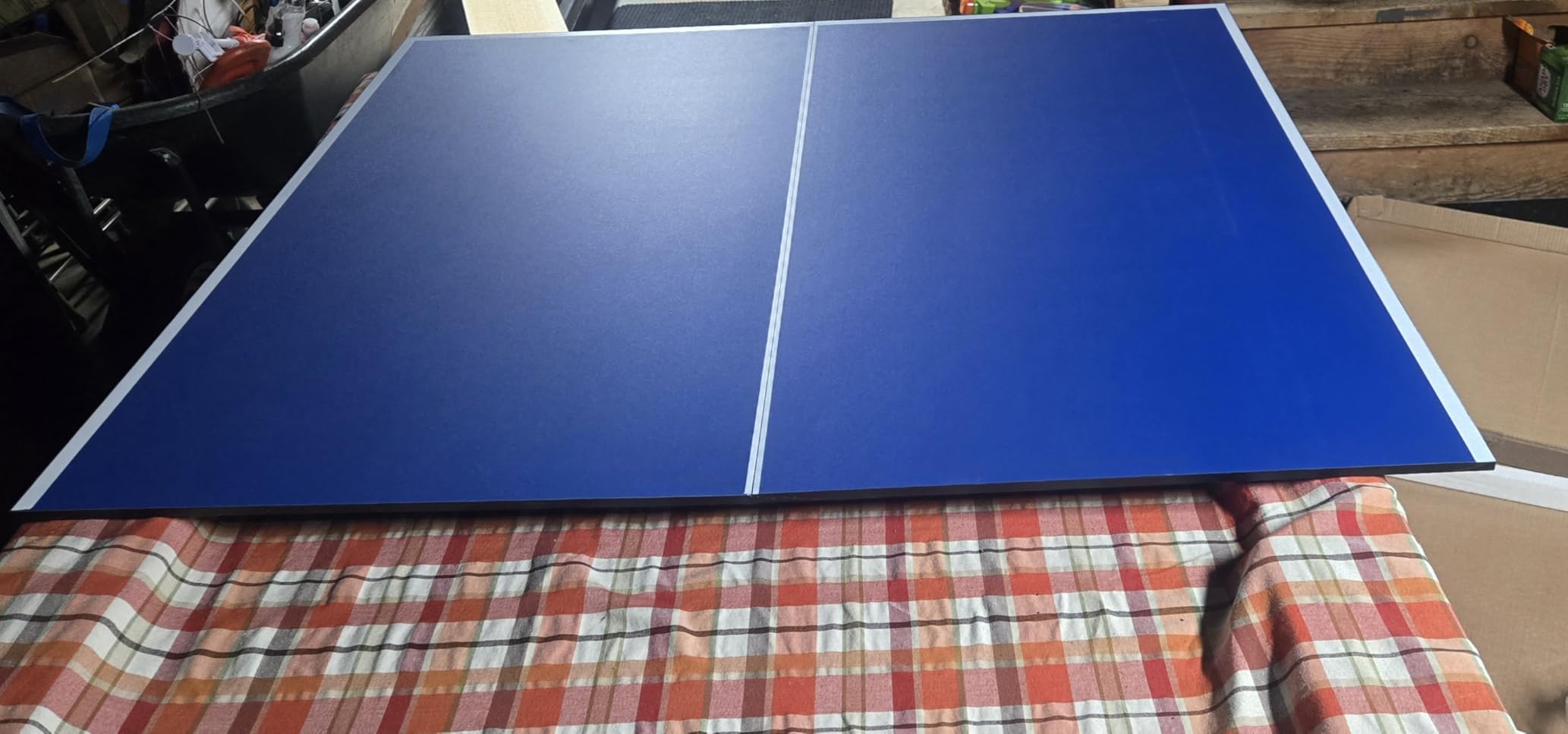 Ping Pong Table Topper for Pool Table, Folding Table Tennis Top customer photo 1