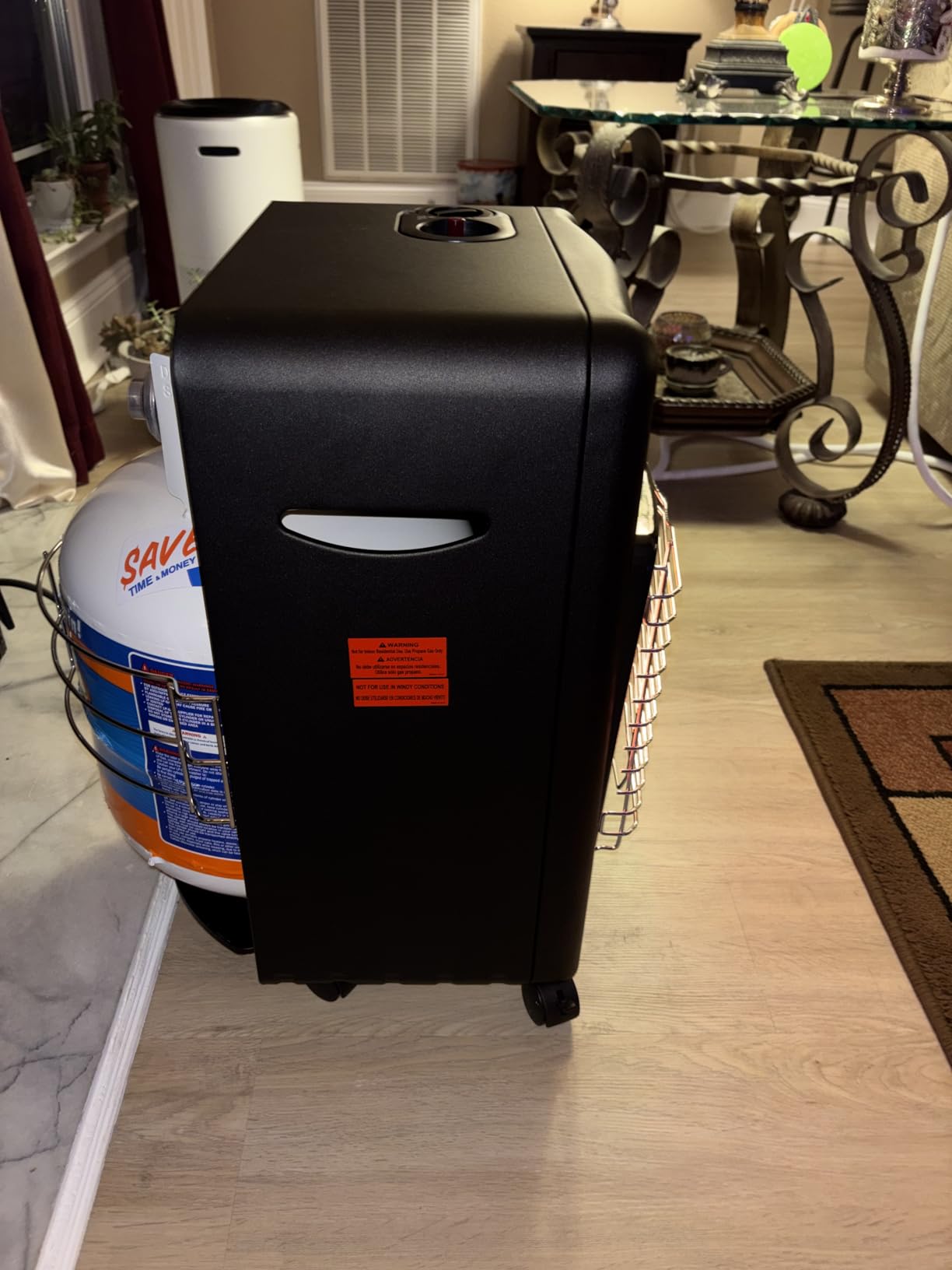 Avenger Portable Outdoor Propane Cabinet Heater – 18,000 BTU Radiant Gas Heater with Tip-Over & ODS Safety Shut-Off - Model # 22BF-A00 customer photo 1