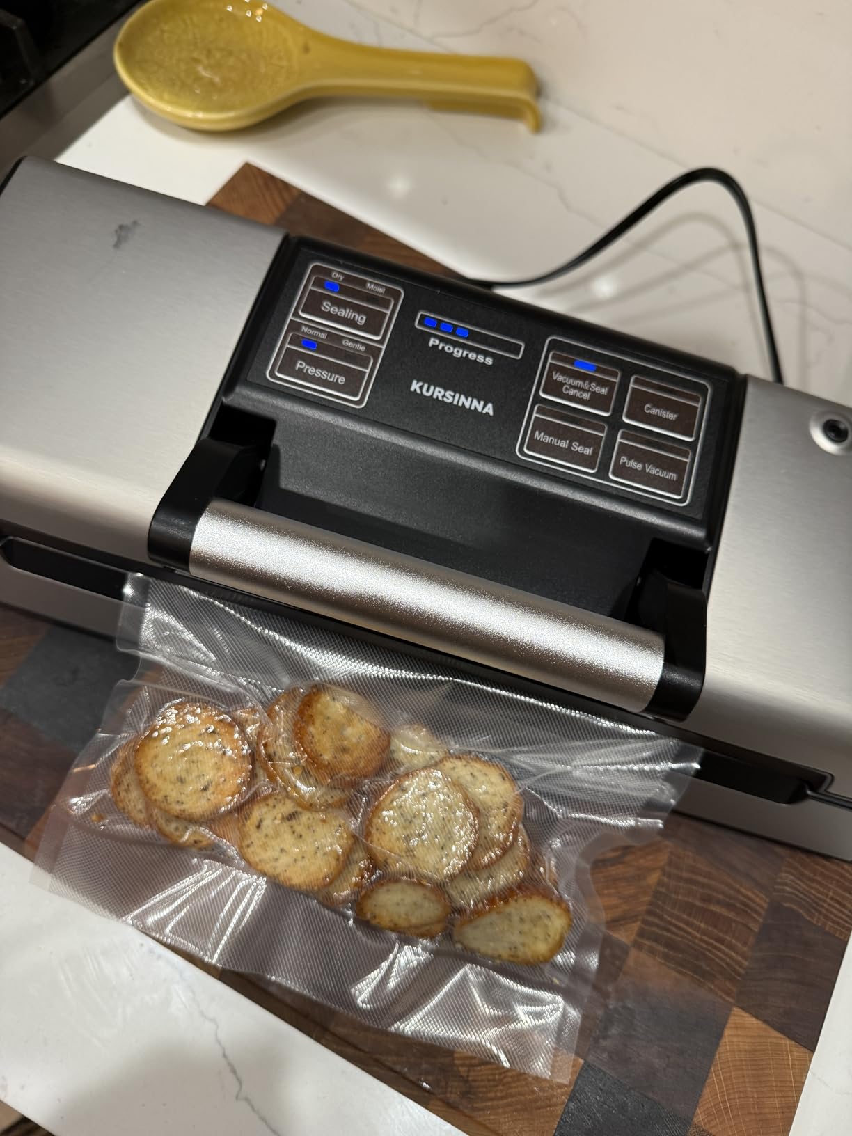 95kPa Vacuum Sealer Machine, Stainless Steel Food Sealer customer photo 2