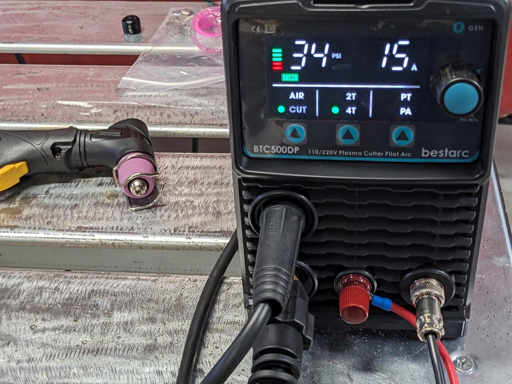 Bestarc 50A Plasma Cutter Machine, Pilot Arc, IGBT 110V/220V Dual Voltage customer photo 1