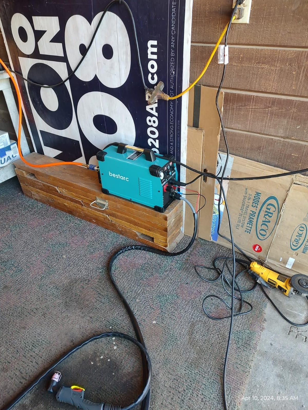 Bestarc 50A Plasma Cutter Machine, Pilot Arc, IGBT 110V/220V Dual Voltage customer photo 2
