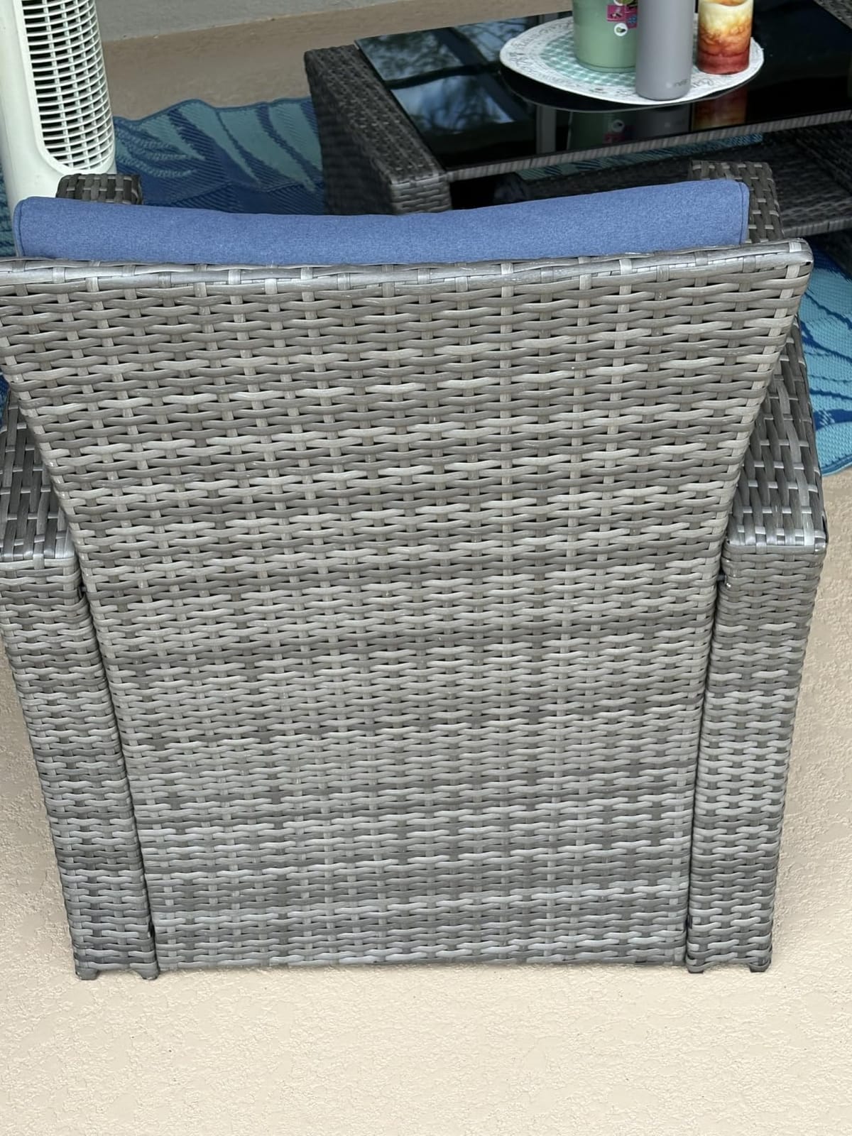 Wisteria Lane 4 Piece Outdoor Wicker Patio Furniture Set for All Weather customer photo 1