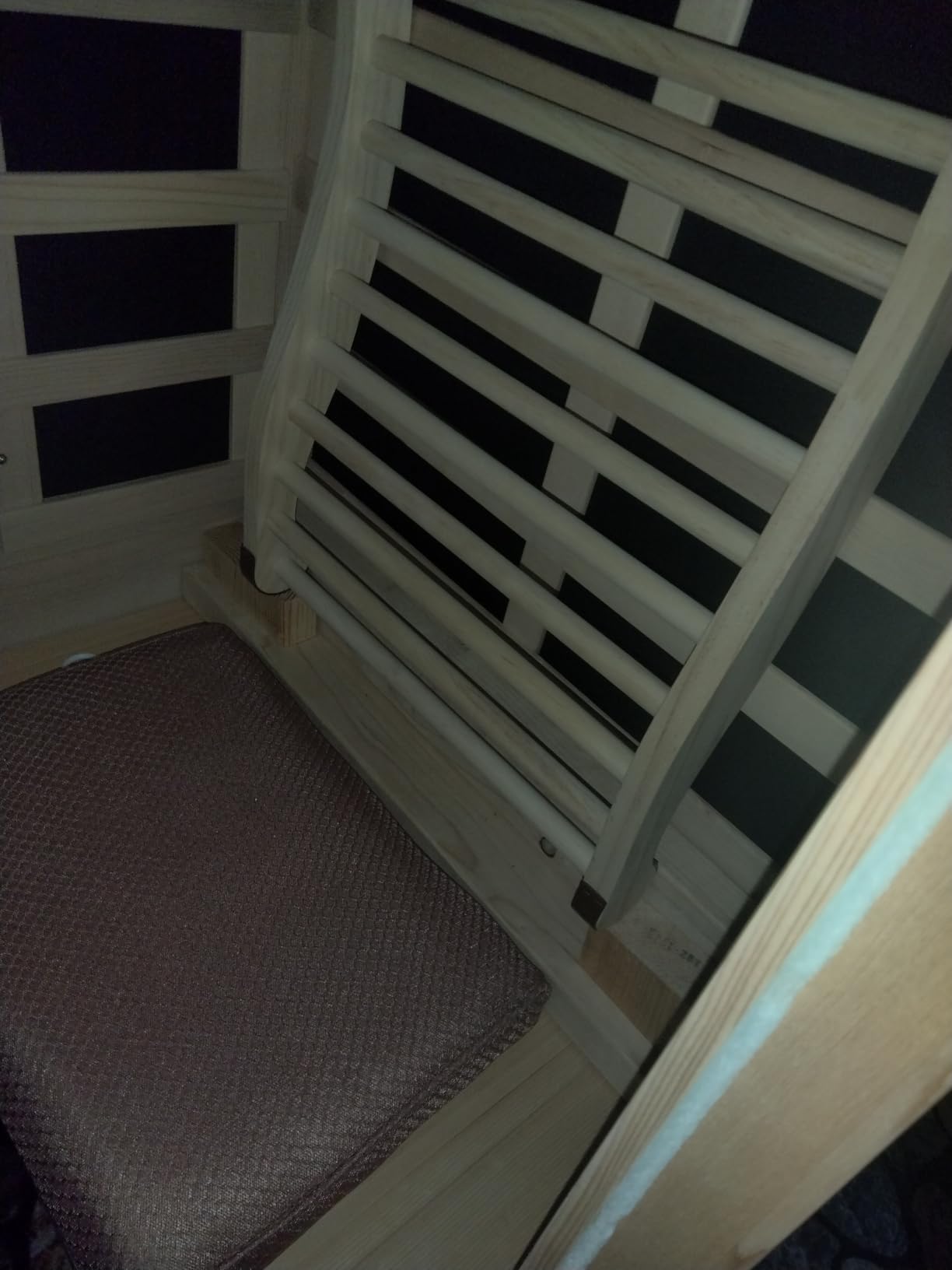 OUTEXER Sauna One Person Far Infrared Saunas Room Chilean Pine Wood 1050W customer photo 2
