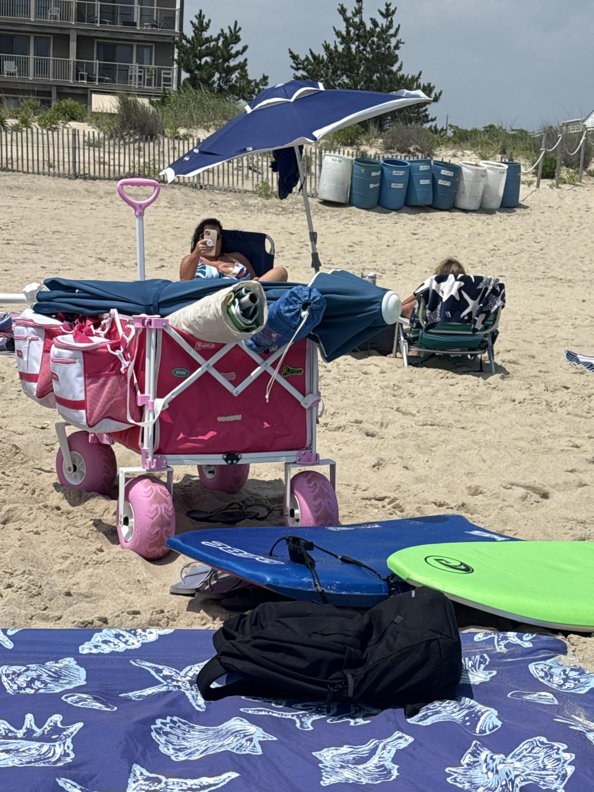 Sekey Heavy Duty Beach Wagon with 9
