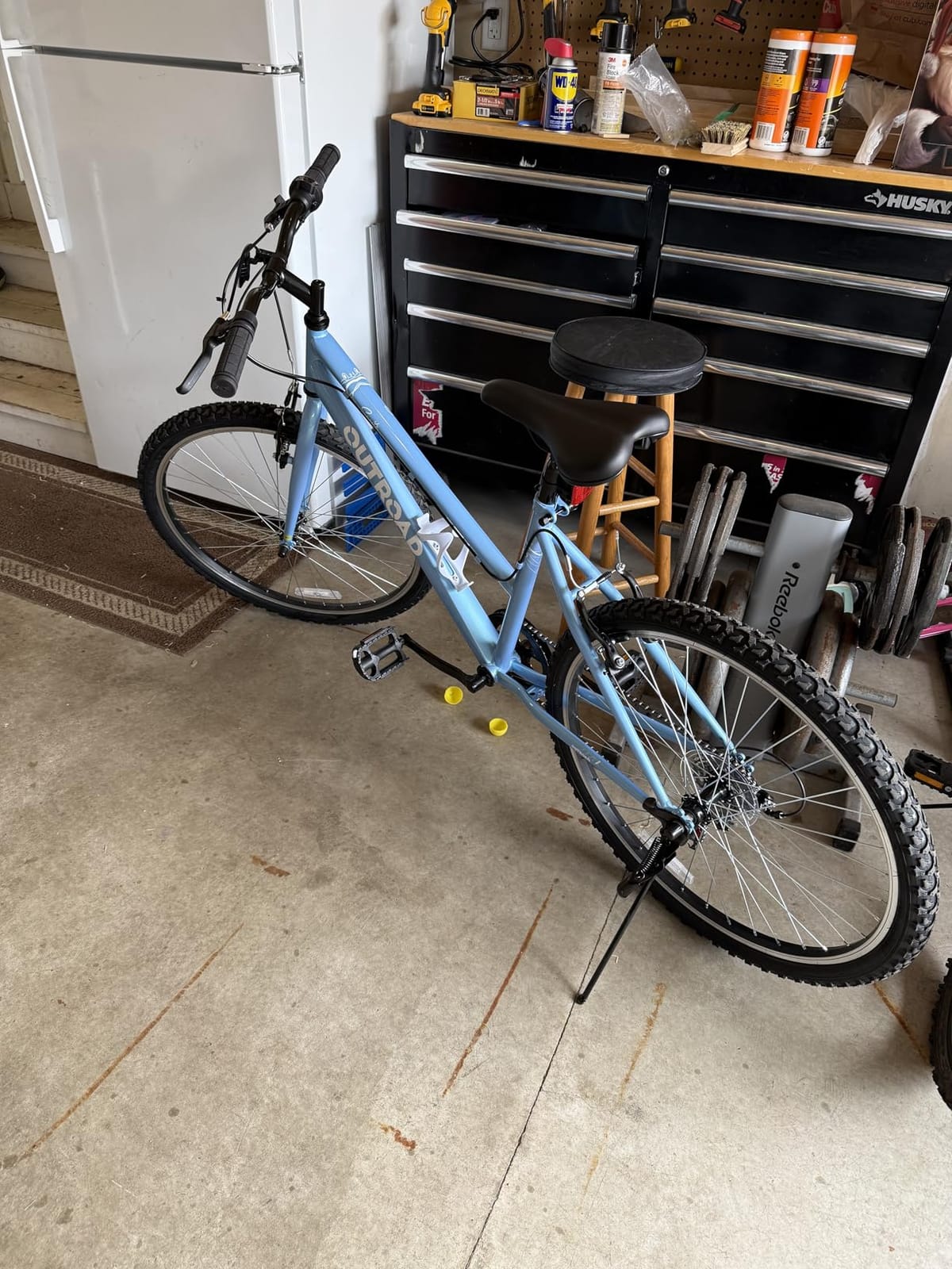 Max4out 26 inch 7-Speed Bike,Men's/Women's Cruiser Bike Commuter Bicycle Mountain Bike Hybrid Bicycle,V Brake,Metal Frame, Adult Bike (Black, White, Blue, Green, Purple, Pink) customer photo 2
