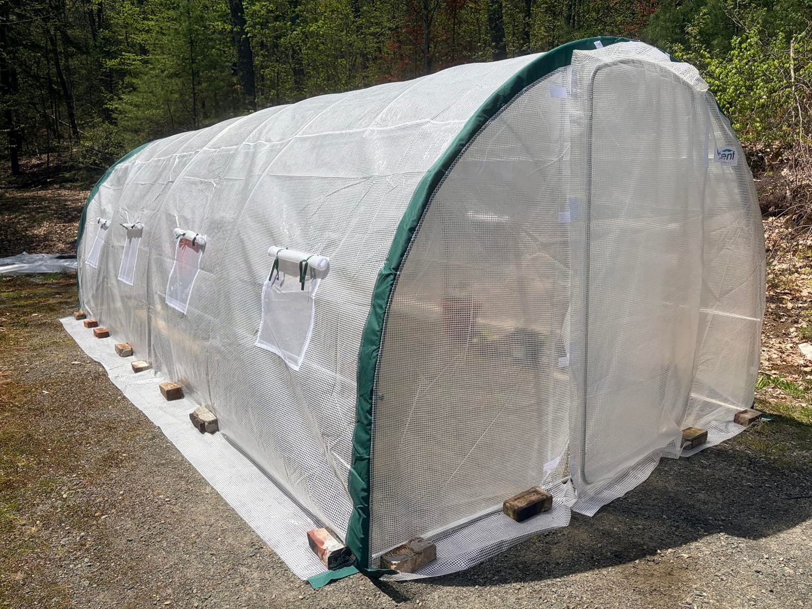 Quictent 25x10x6.6FT Tunnel Greenhouse for Outdoors with 2 Hinged Doors customer photo 1