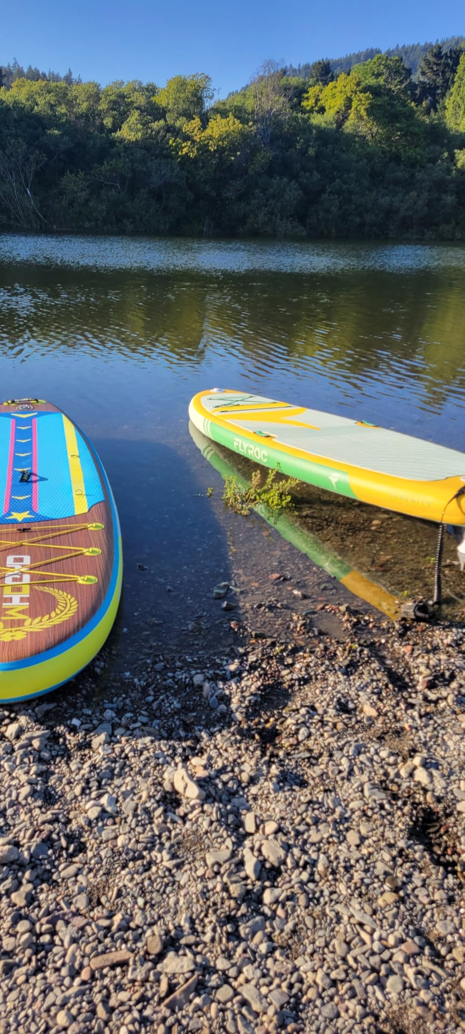 11'6/11’x35 Extra Wide Inflatable Paddle Board, 450/430lb Capacity Stand Up Paddle Board for Adults (x3), Stable Inflatable SUP, All Skill Levels, 3/5 Handles, 100L Backpack, 3PCS Paddle, 5L Dry Bag customer photo 2
