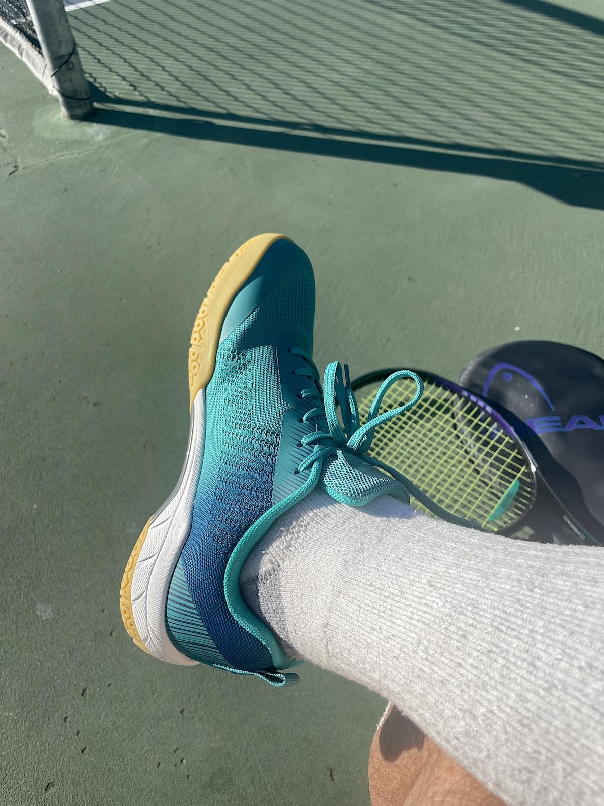 Unisex Tennis Pickleball Badminton Shoes for Men & Women Court Shoes | Unisex Court Shoes for Pickleball Tennis Badminton - Non-Slip Grip Breathable Mesh - Lightweight Training Sneakers customer photo 2