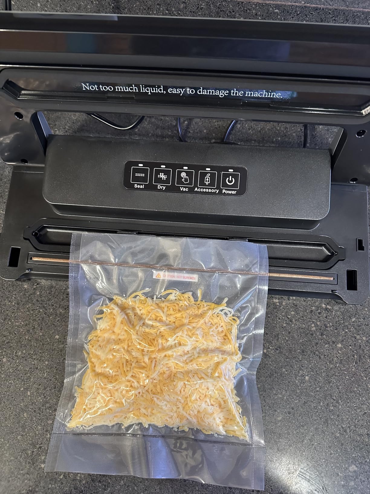 Bonsenkitchen Vacuum Sealer Machine,80 kPa Powerful Suction,Silver customer photo 1