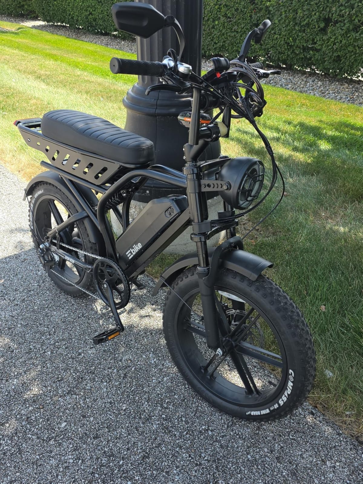 Electric Bike for Adults,48V15Ah Removable Battery Retro Ebike,Suspension customer photo 1