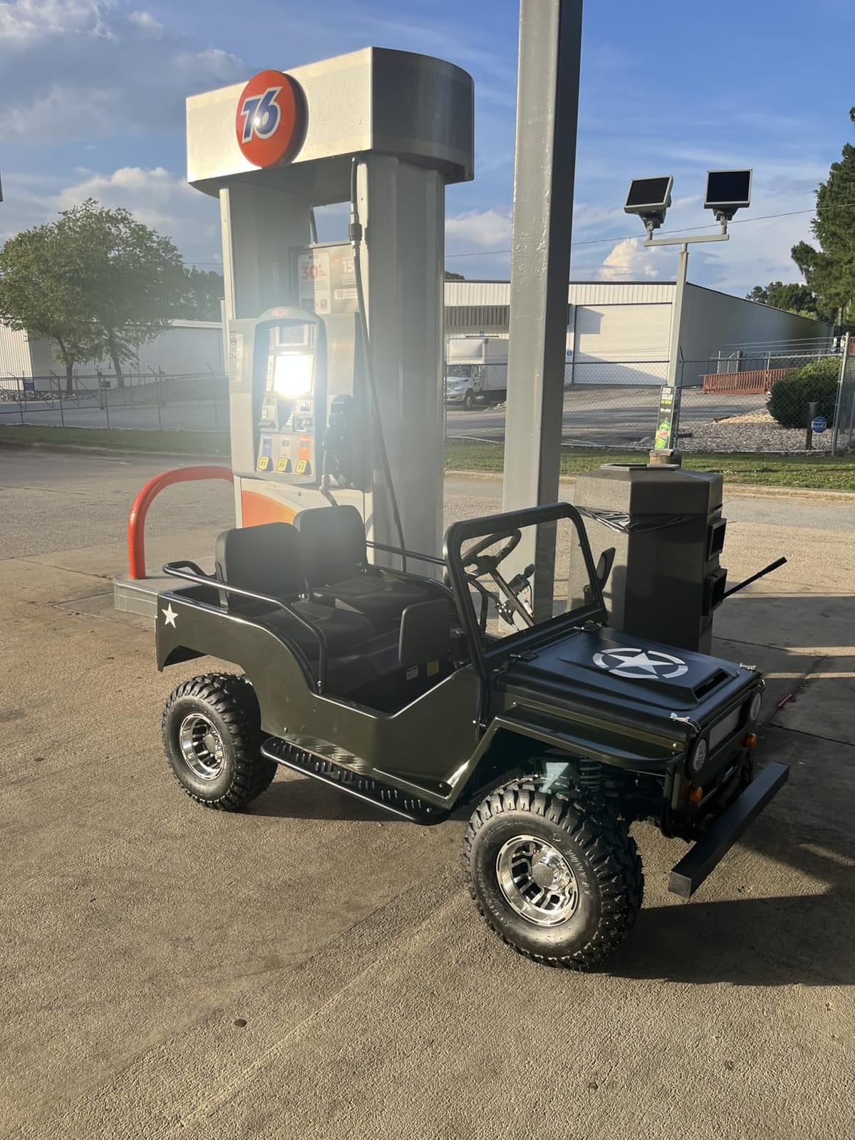 X-PRO Ranger 150 Go Kart – Semi-Automatic 3-Speed + Reverse, LED Headlights, Windshield, Spare Tire & 18″ Alloy Wheels – Premium Outdoor Off-Road Go Kart (Black) customer photo 1