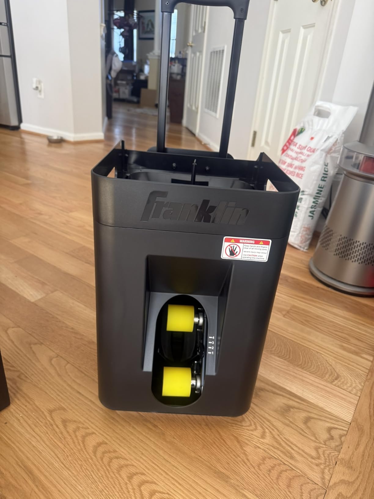 Franklin Sports Pickleball Launcher - Portable Auto Launcher - 5 Speeds, 4 Angles, Shuffle Mode - Rechargeable - Battery NOT Included customer photo 2
