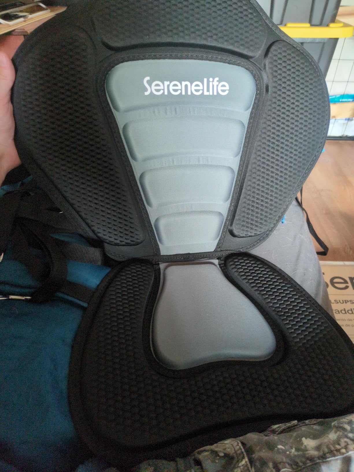 SereneLife Detachable SUP Seat | Adjustable Paddle Board Seat for Kayaks & Paddleboards | Ergonomic High Back Support, Kayak Seats for All Body Sizes | Suitable Fishing Boats & Rowboats customer photo 1