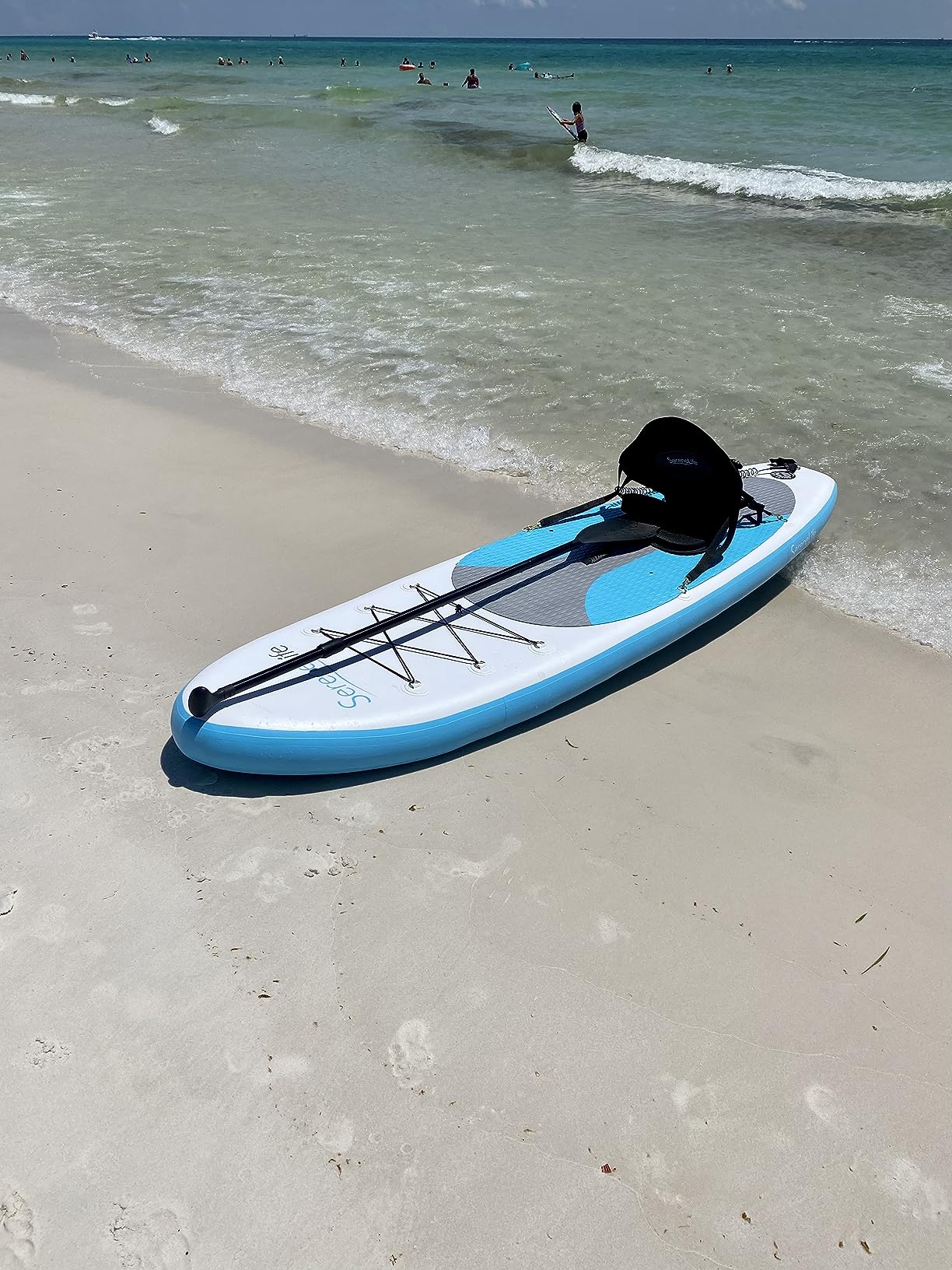 SereneLife Detachable SUP Seat | Adjustable Paddle Board Seat for Kayaks & Paddleboards | Ergonomic High Back Support, Kayak Seats for All Body Sizes | Suitable Fishing Boats & Rowboats customer photo 2