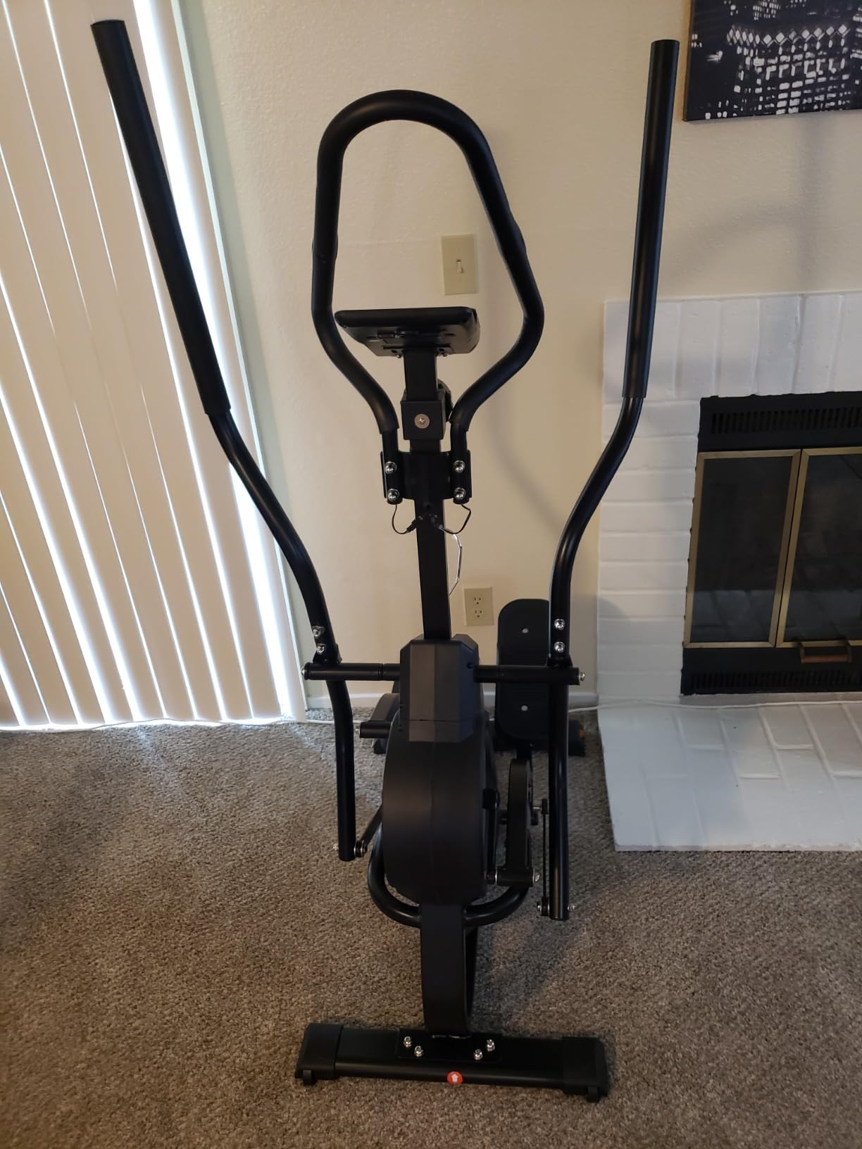 YOSUDA Elliptical Exercise Machine, Compact Elliptical with 12°/45° Incline customer photo 2